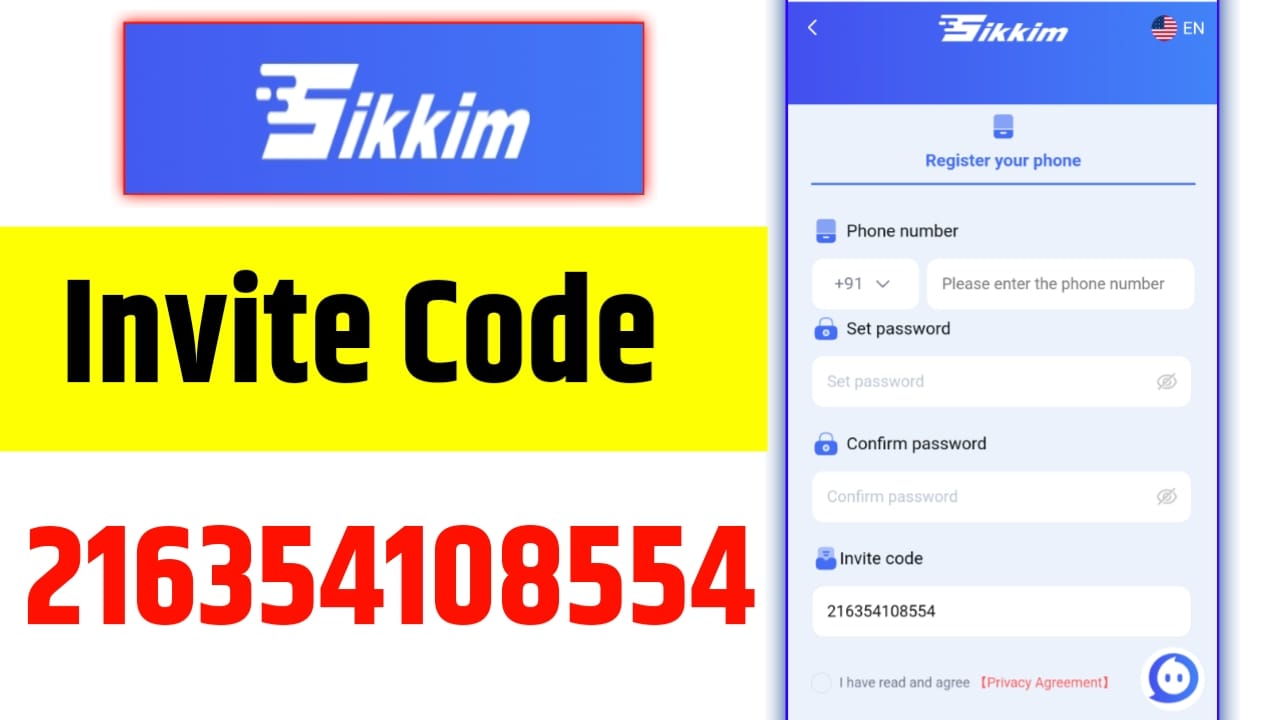 Sikkim Game Invite Code: 216354108554 Free ₹58 Rs Sign Up Bonus