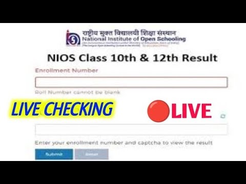 NIOS Result 2025 Released : Direct Link to Download Class 10th, 12th Scorecard at results.nios.ac.in